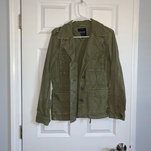 Size S Madewell olive green jacket.